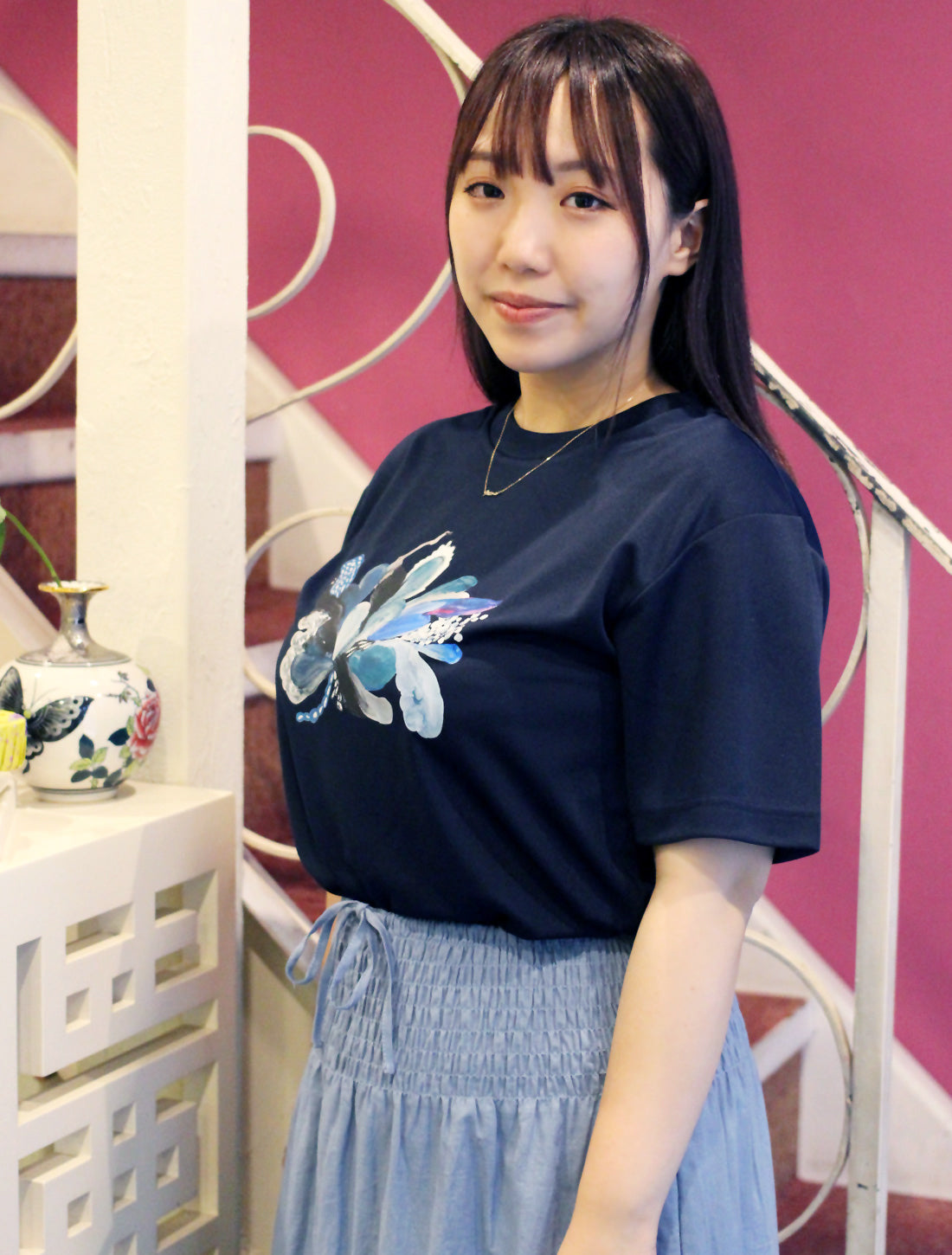 キーダフラワードライTシャツ