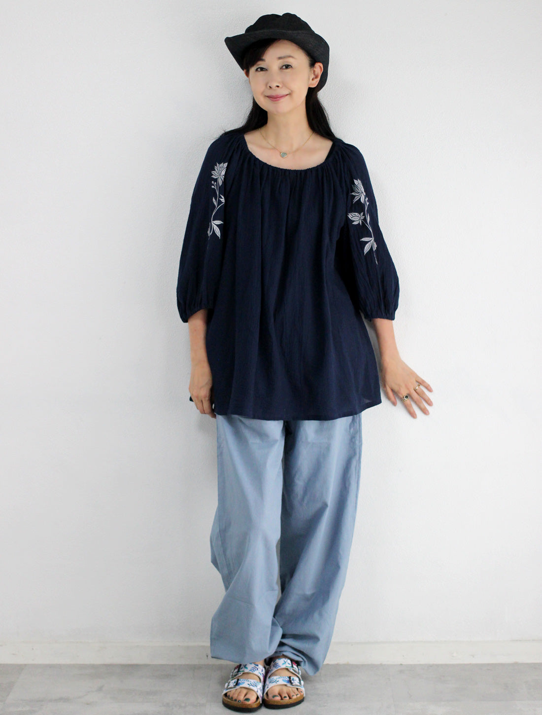 綿麻カンフーパンツ