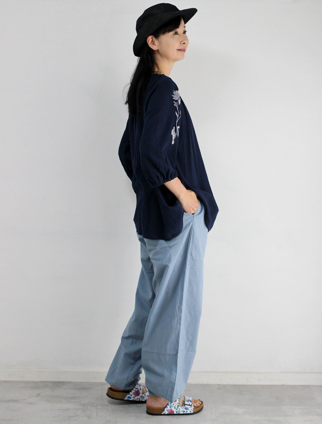 綿麻カンフーパンツ