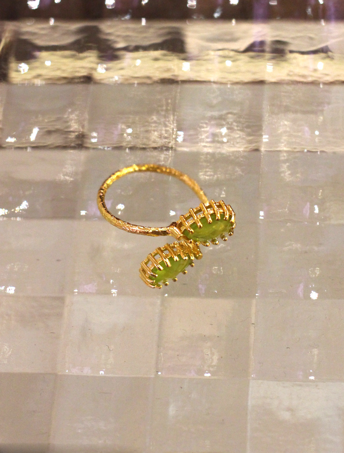 ダブルティアドロップリング