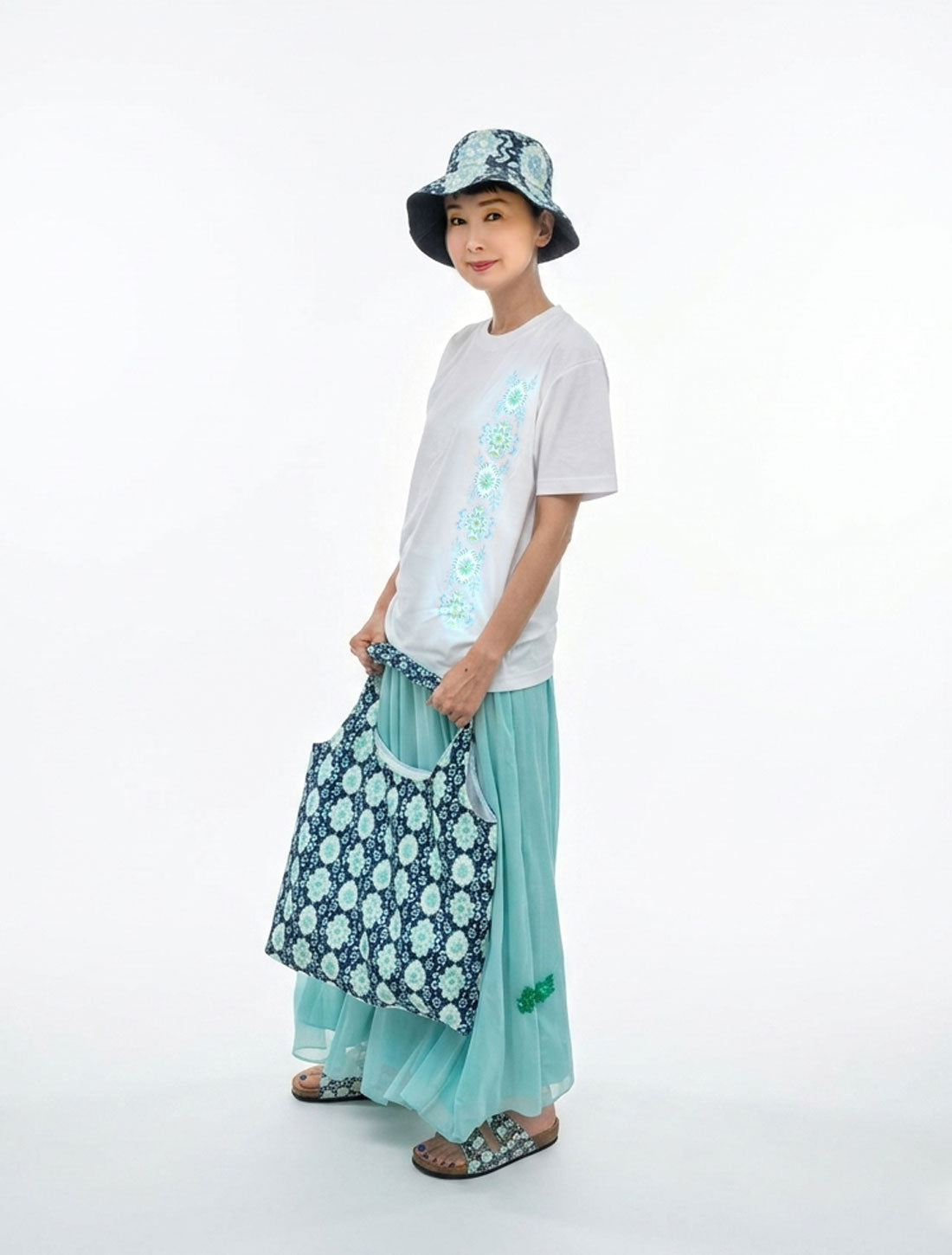 ROUROU Print Dress
