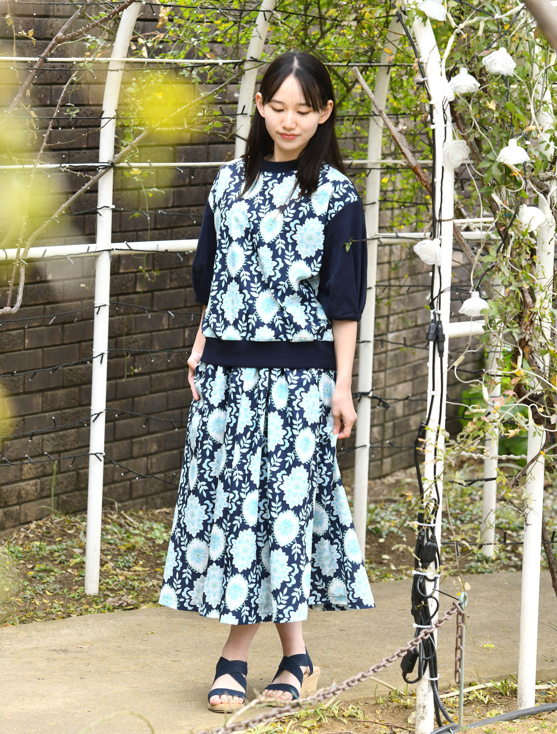 パウダーブルーダマスクカットソー【2026SS】※予約※