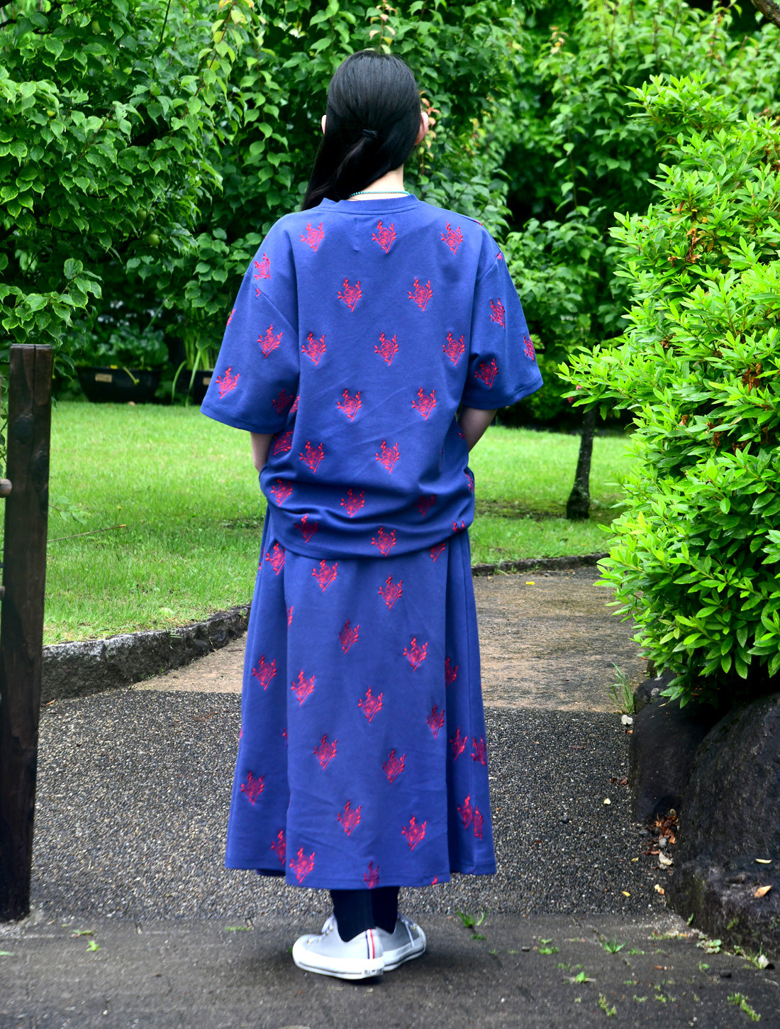 梅刺繍カットソー※予約
