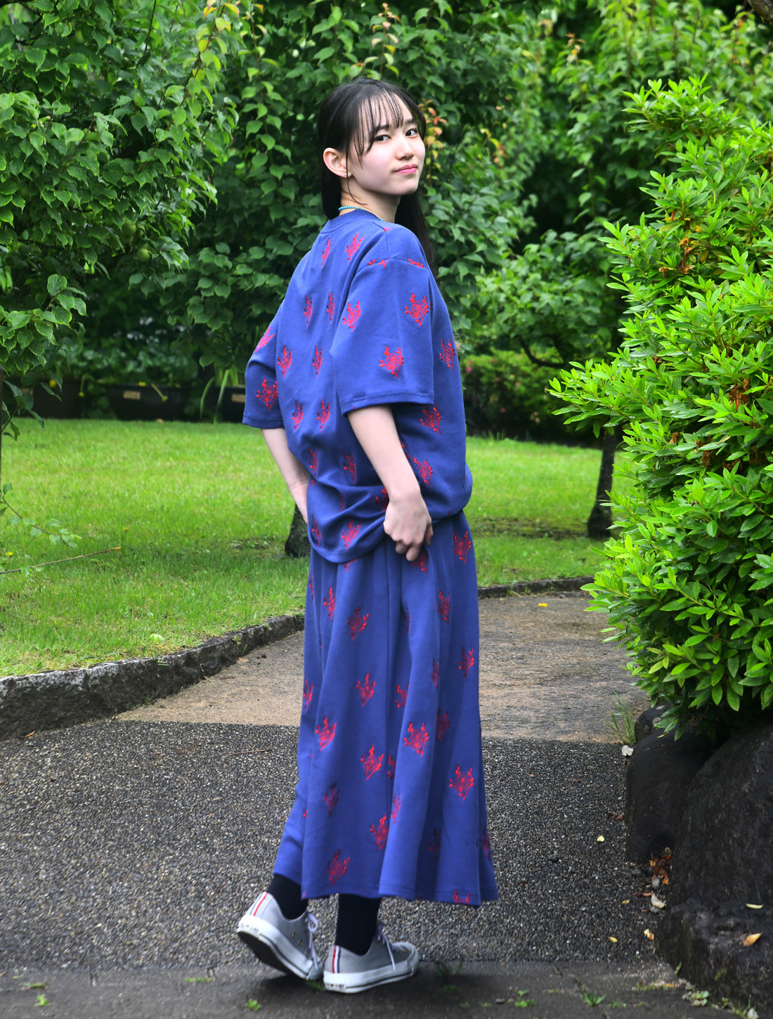 梅刺繍カットソー※予約