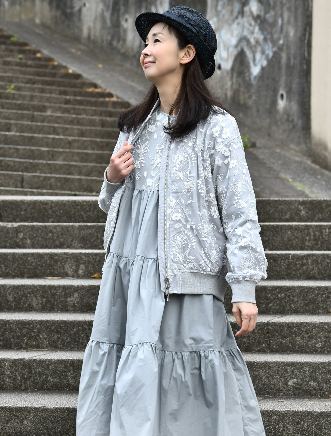 Teardrop Lotus Embroidered Tunic [2024SS] *Reservation*