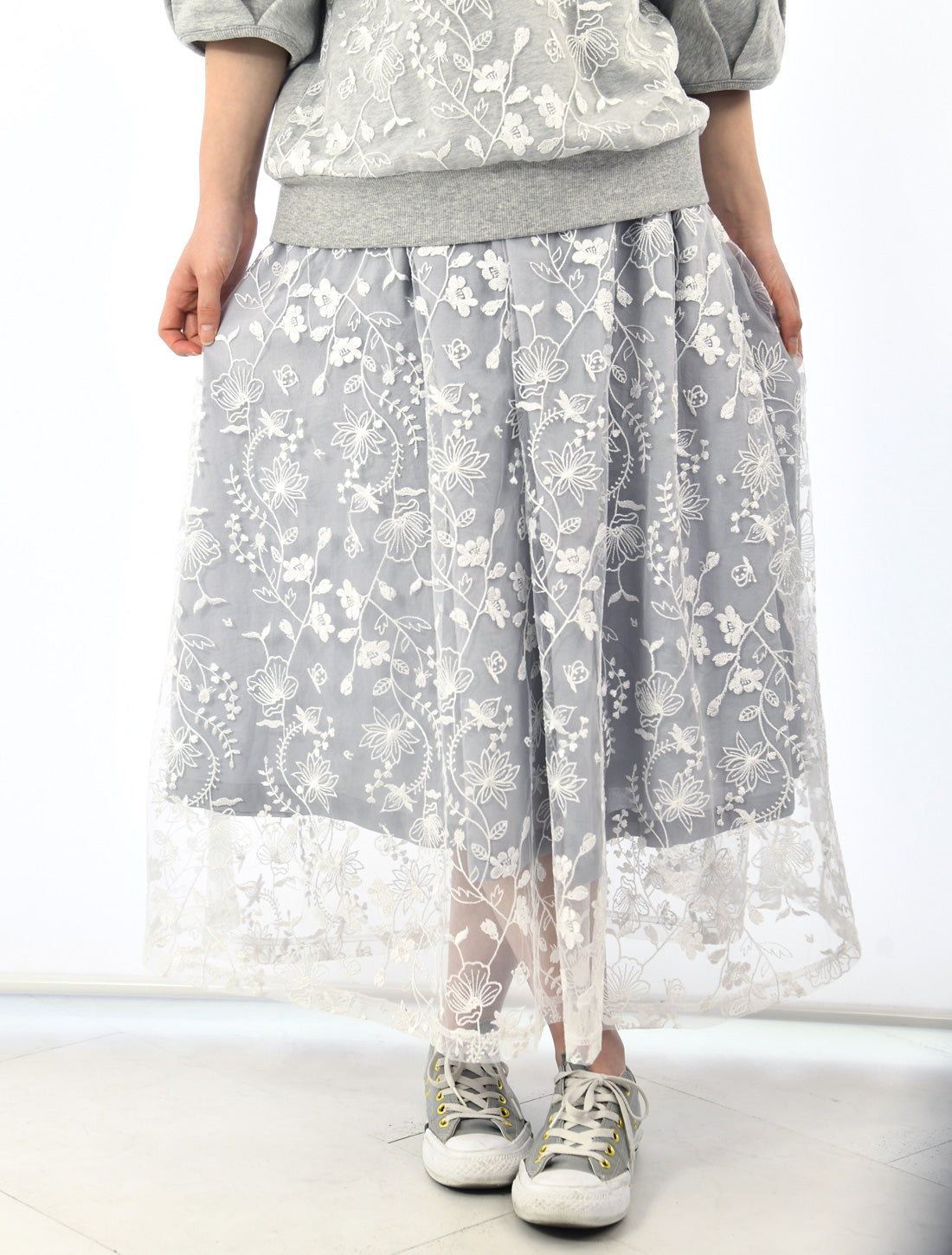 Teardrop Lotus Embroidered Tunic [2024SS] *Reservation*
