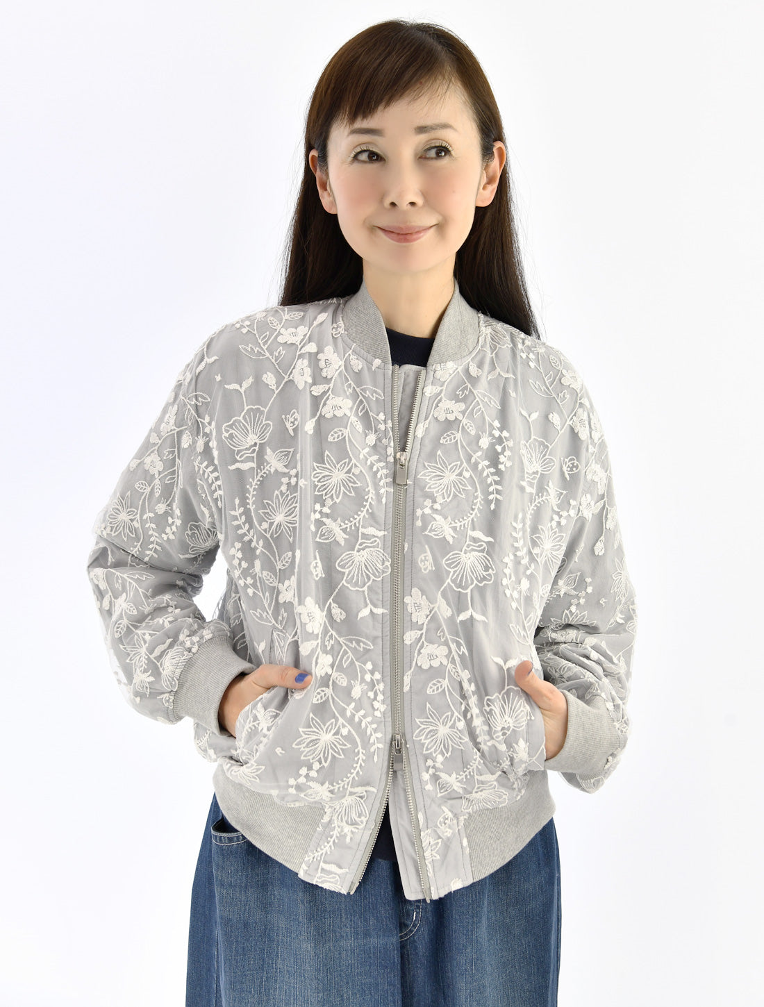 Teardrop Lotus Embroidered Tunic [2024SS] *Reservation*