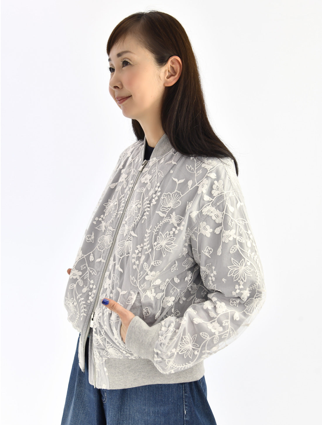 Teardrop Lotus Embroidered Tunic [2024SS] *Reservation*