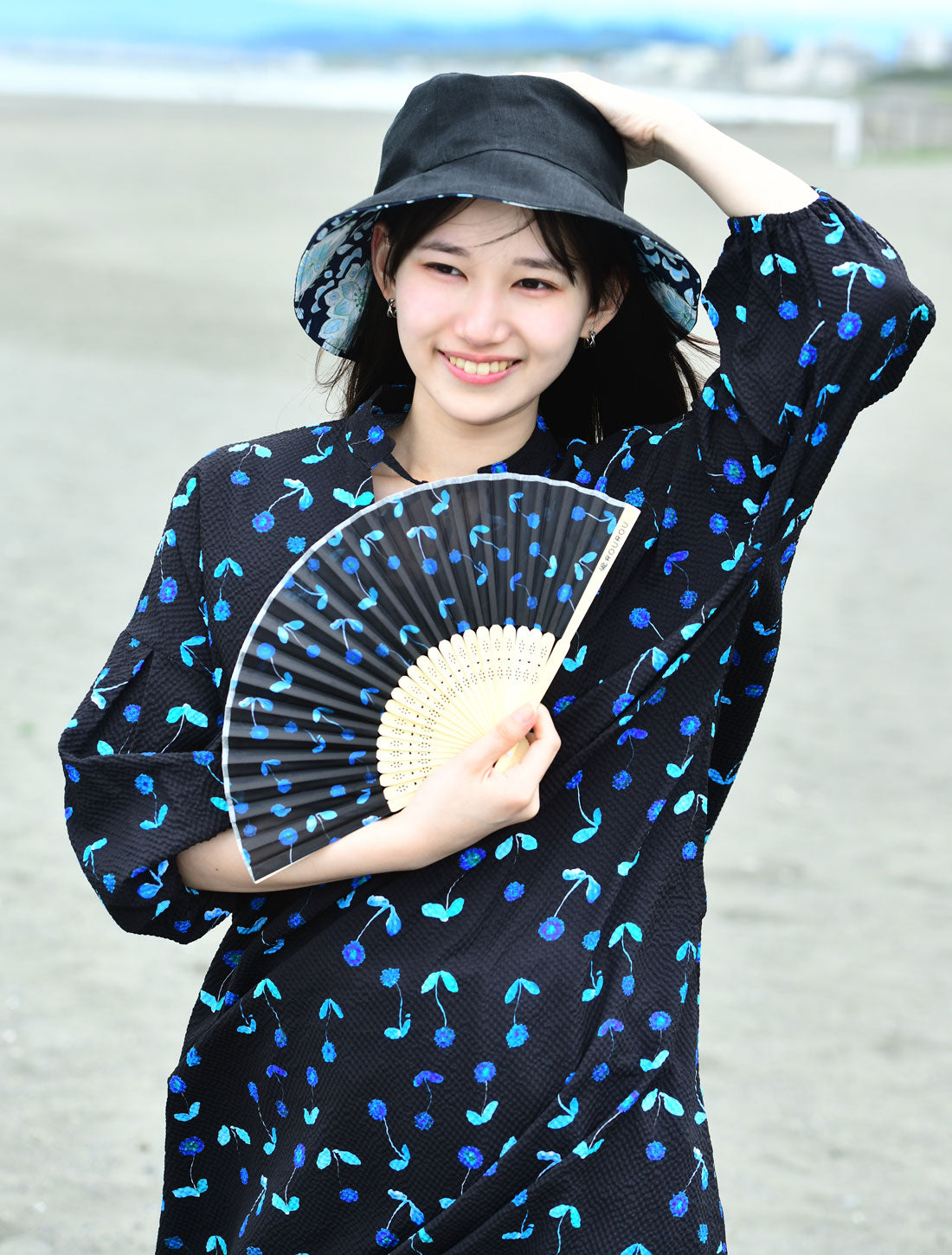Oborokuni folding fan ★SALE★