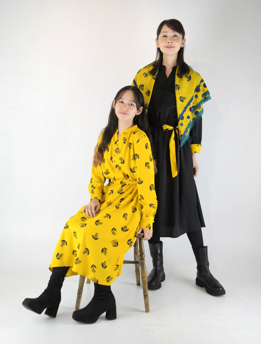 南天プリントマオカラーワンピース【2025AW】