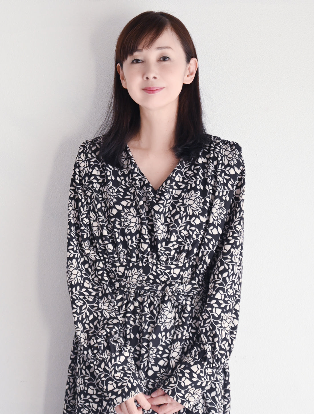 【25周年】蓮唐草プリントワンピース※予約