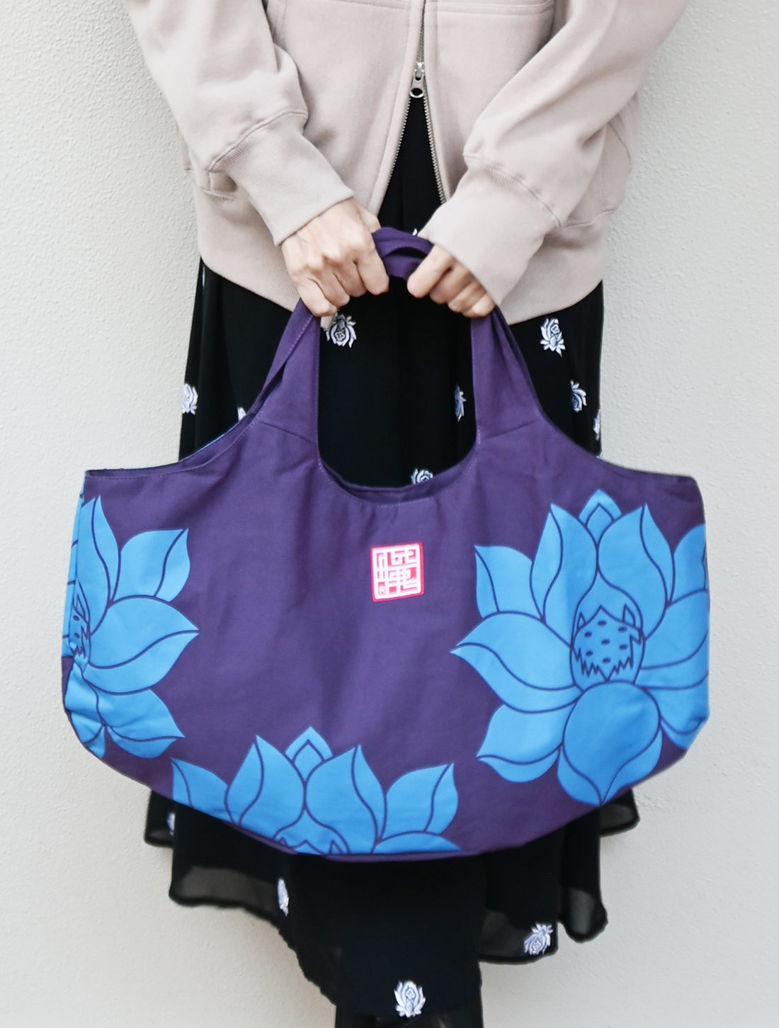 ラウンドトート/蓮