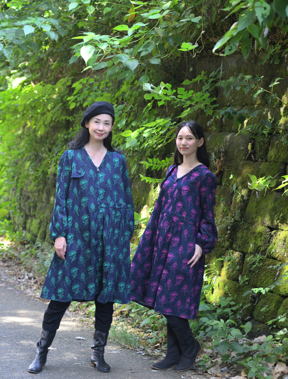 フォレストフラワーデニム刺繍コート【2024AW】※予約※