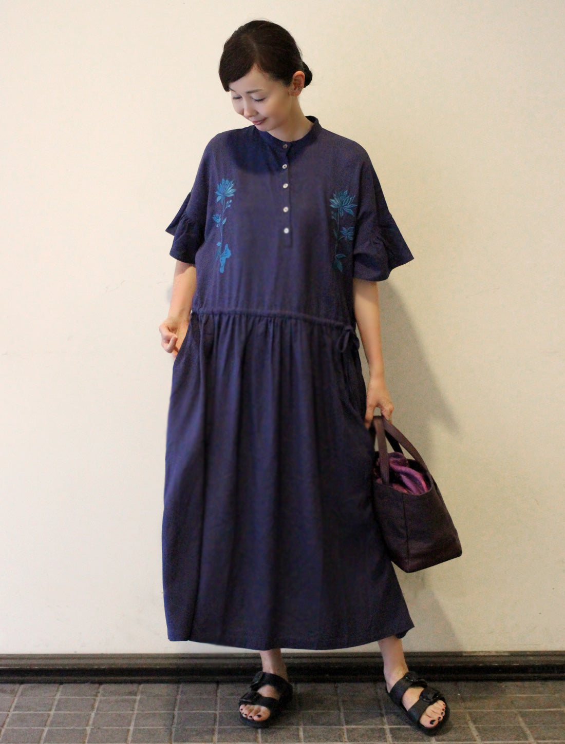 ROUROU × KAMAKURA HANDS CRFTミニトート