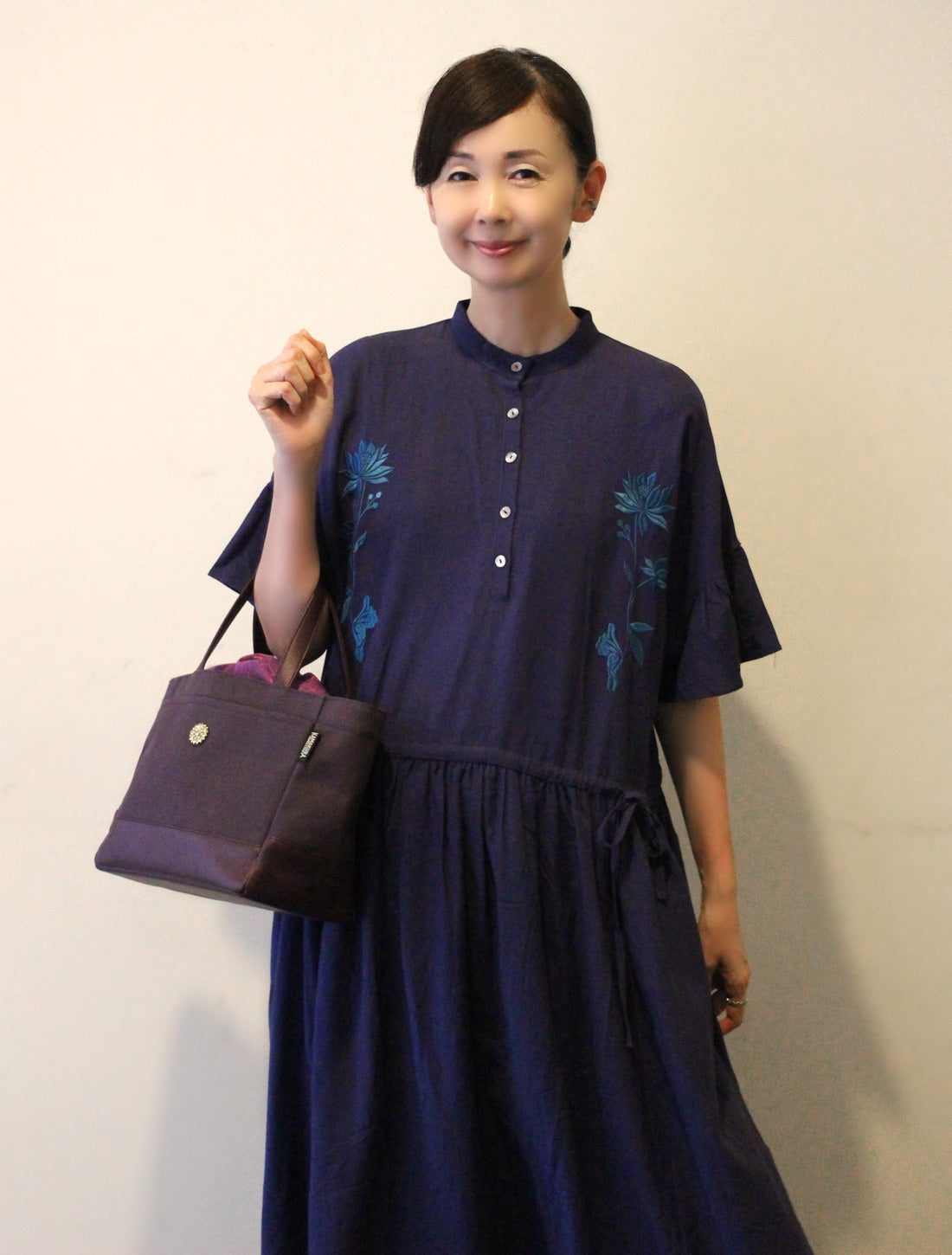 ROUROU × KAMAKURA HANDS CRFTミニトート