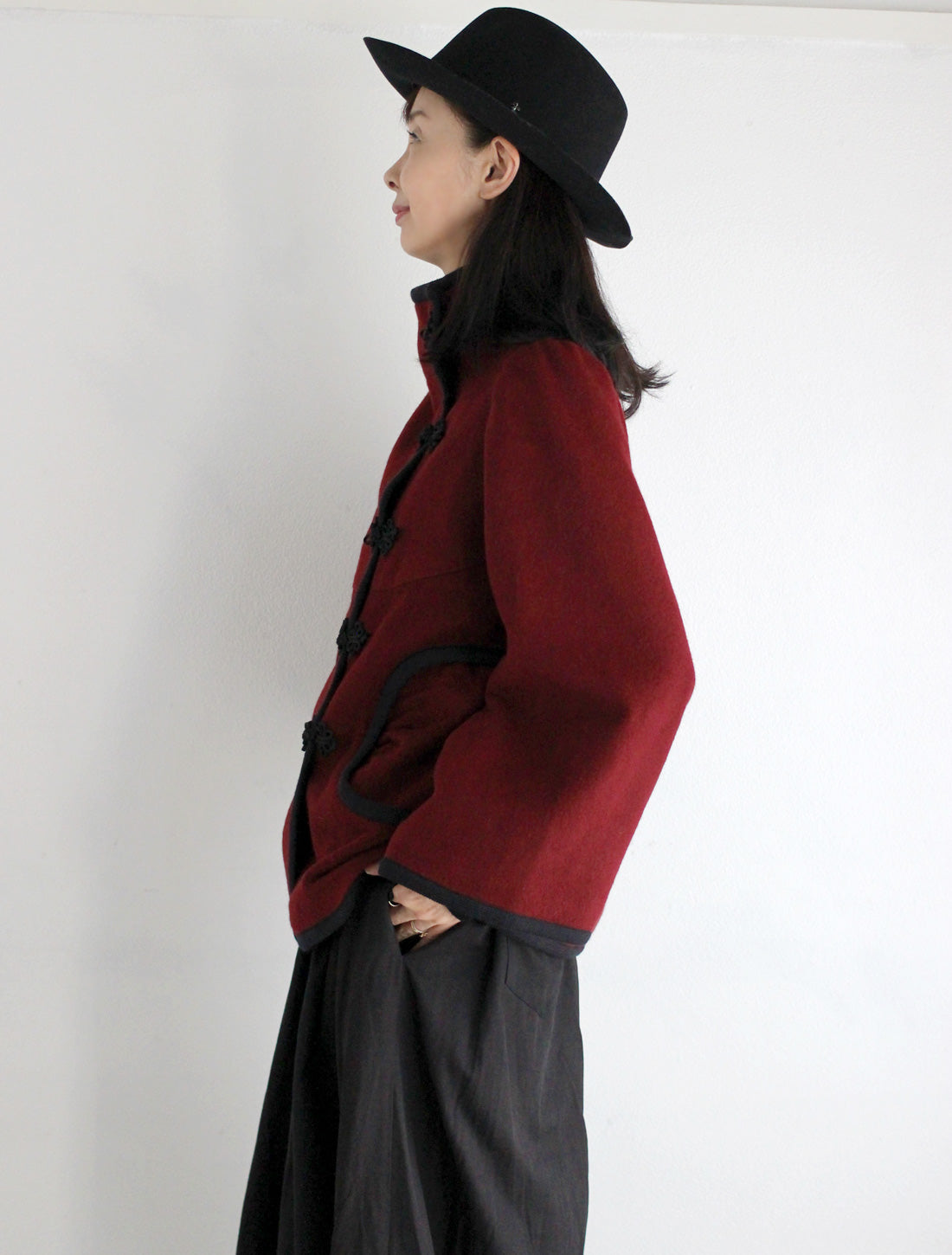 【25周年】チャイナ釦ショートコート