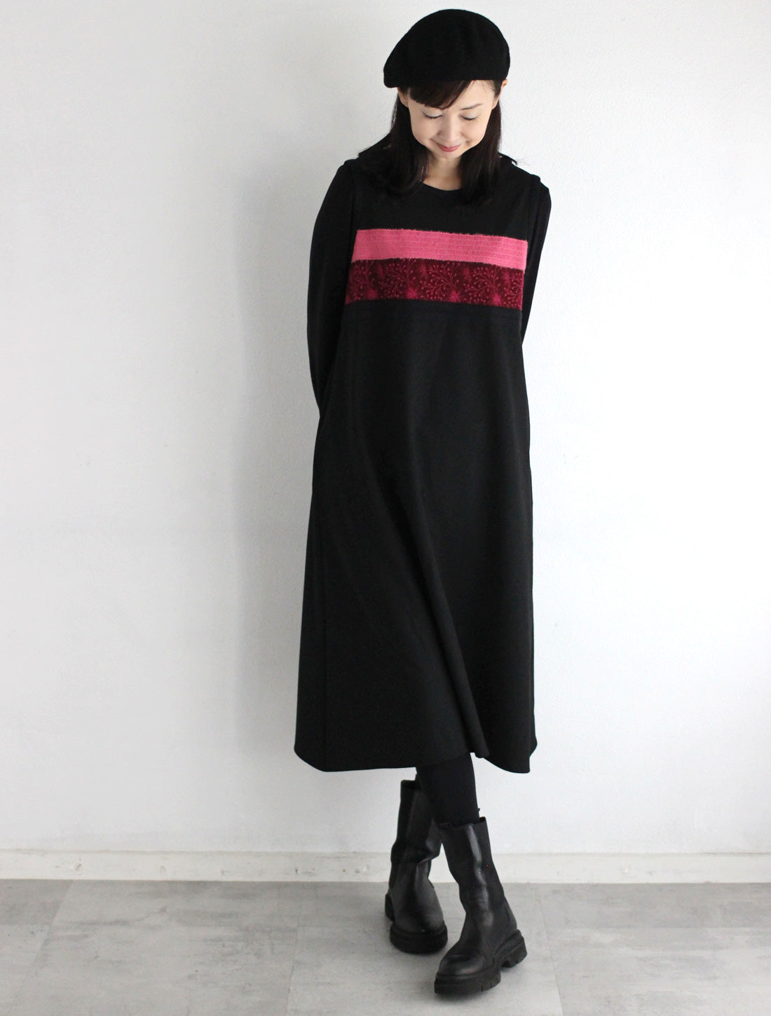 【25周年】ニードルパンチリボンテープワンピース