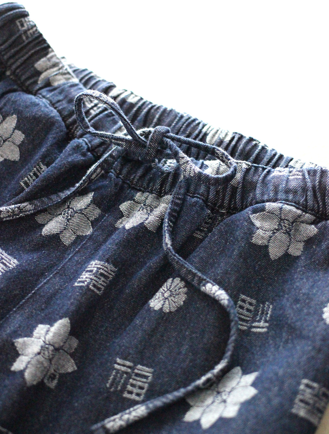 【25周年】福モノグラムジャカードデニムパンツ※予約