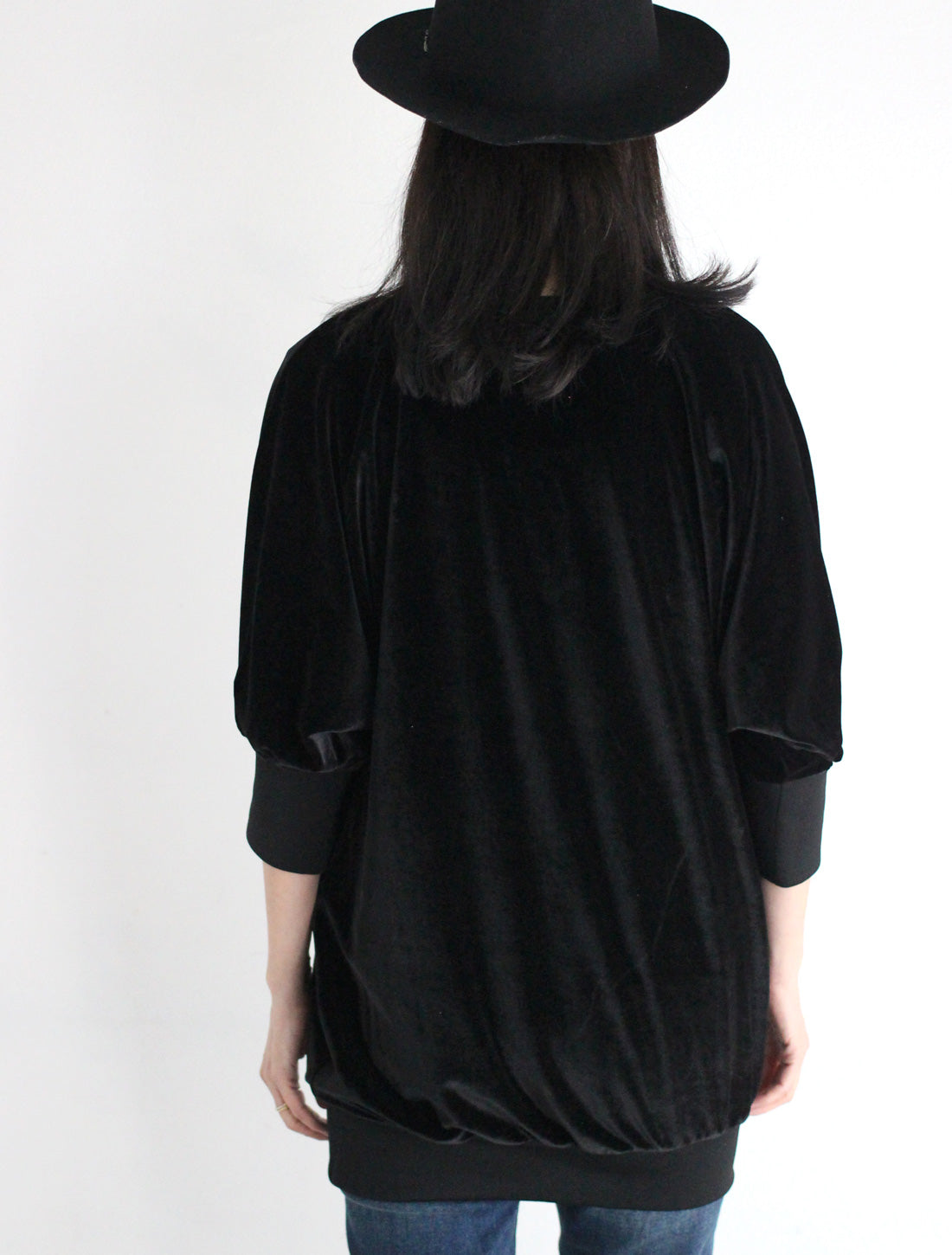 【25周年】猫刺繍ベロアドルマンチュニック※予約