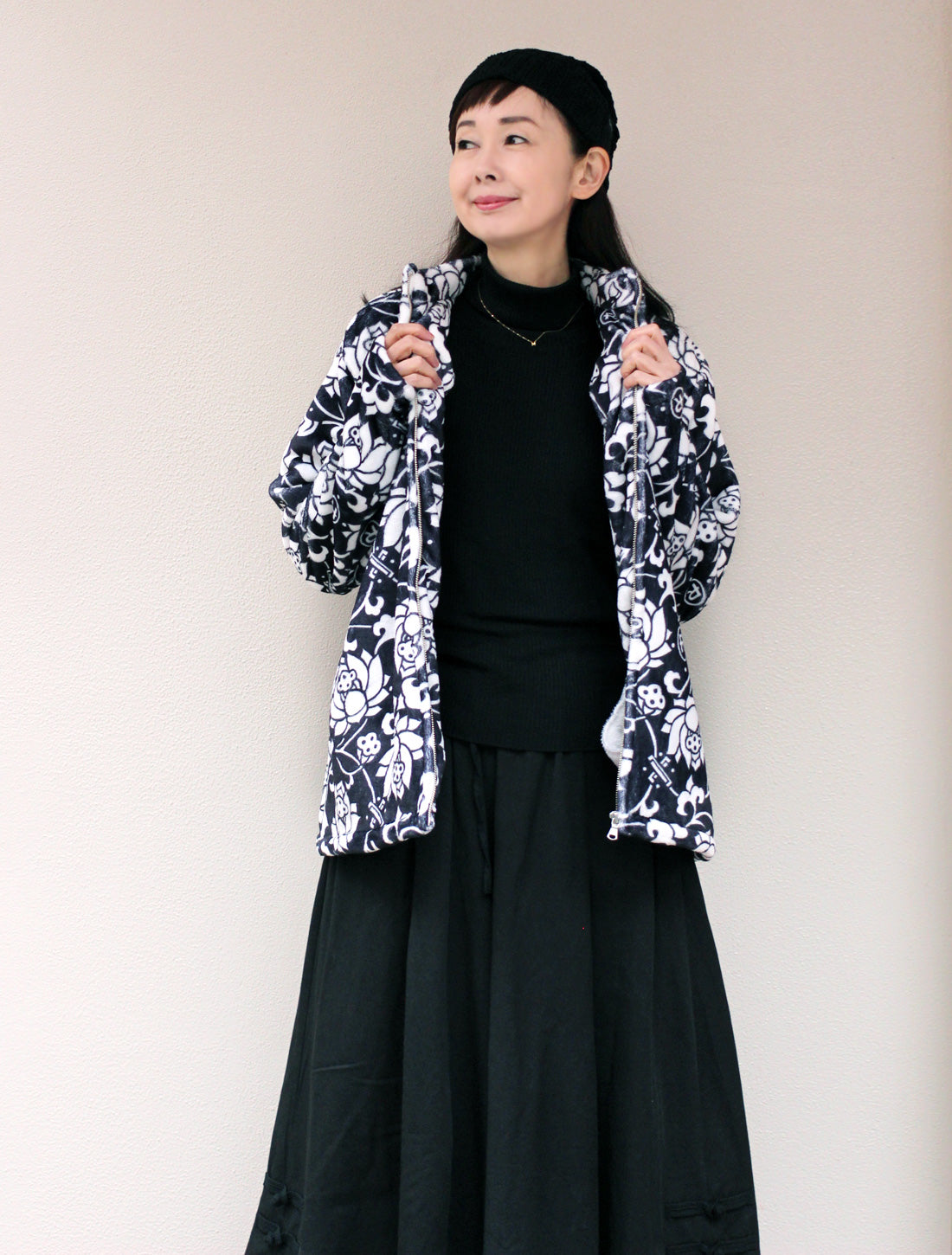 蓮唐草フリース