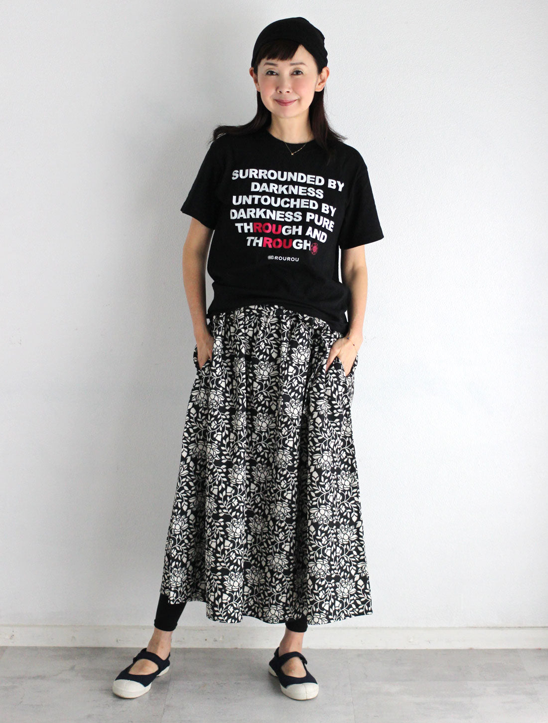 LOTUS Arabesque Skirt with Sash Belt
