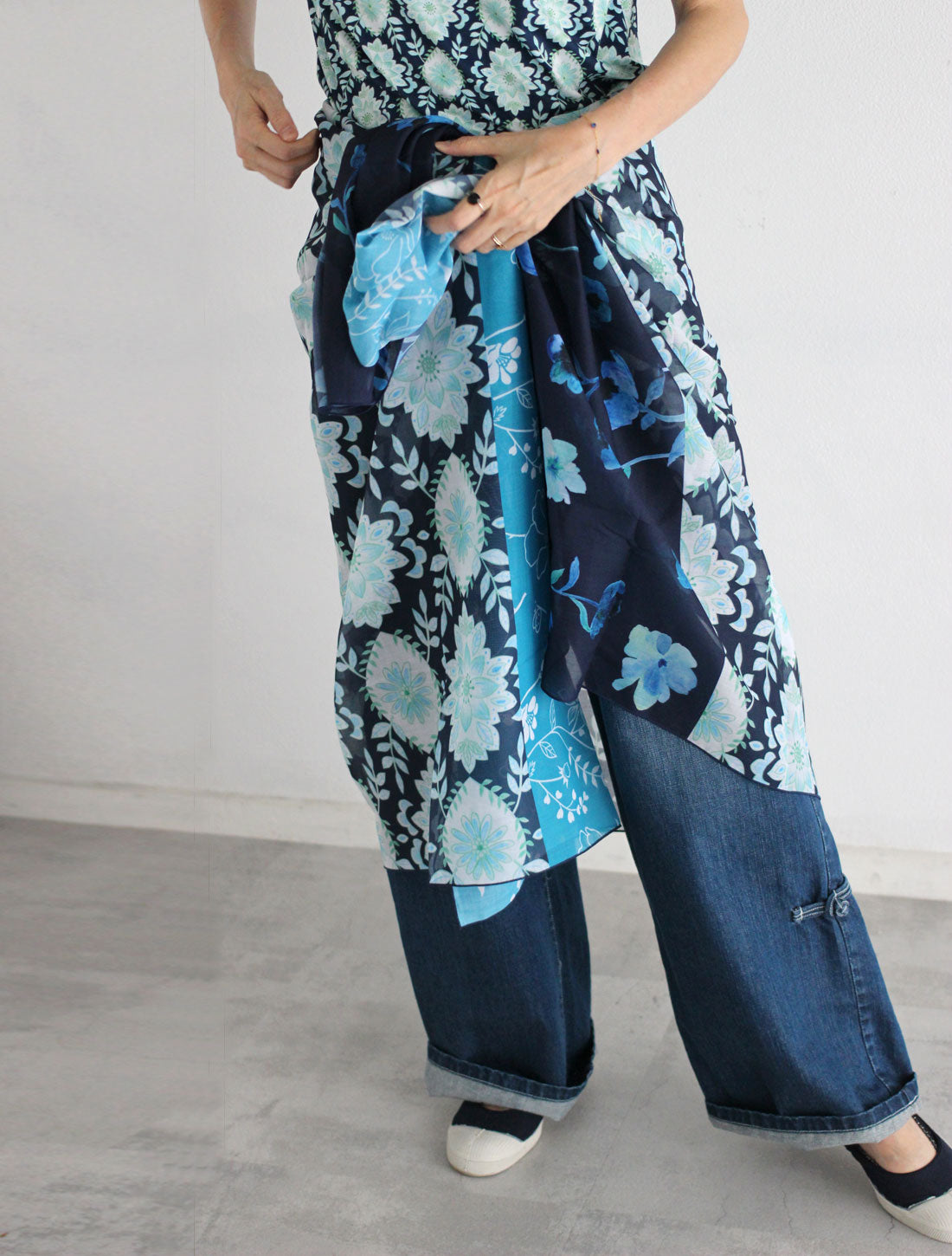 Patchwork Print Stole 3