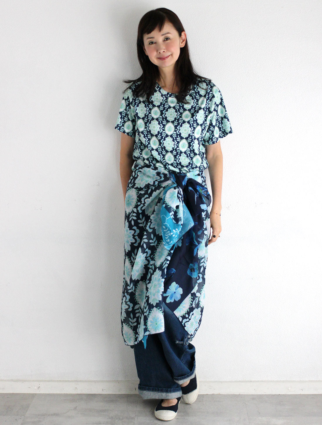 Patchwork Print Stole 3