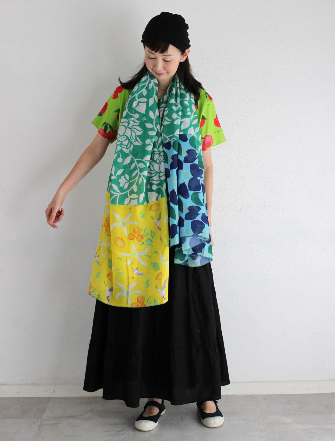 Patchwork Print Stole 3