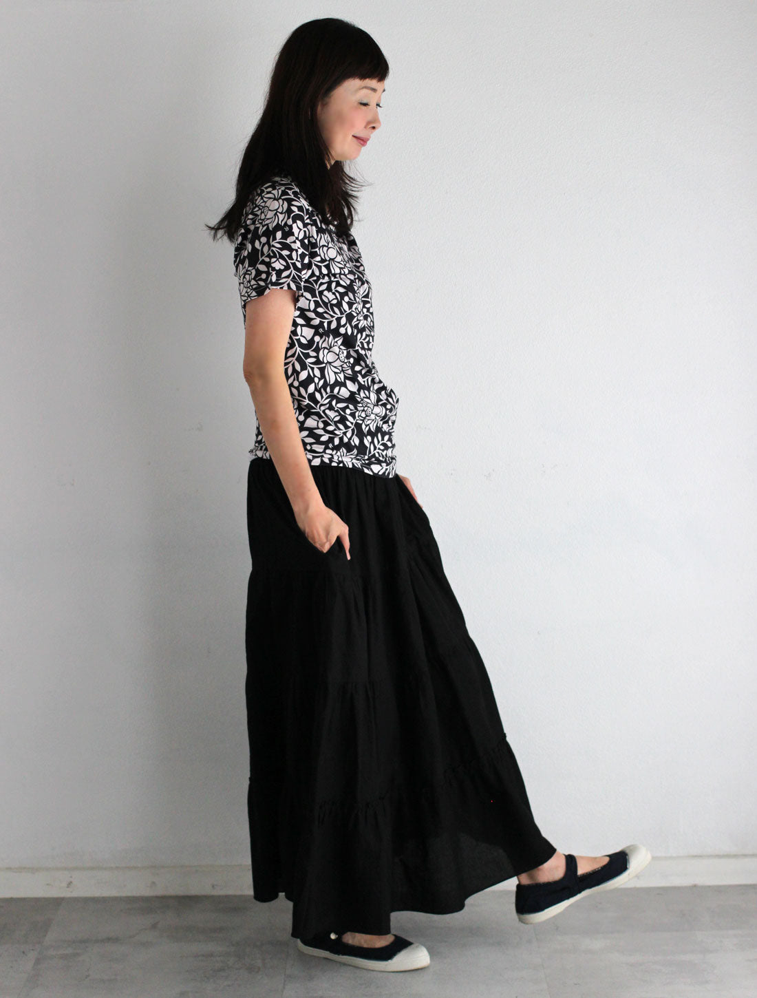 カラフルプリントTシャツ