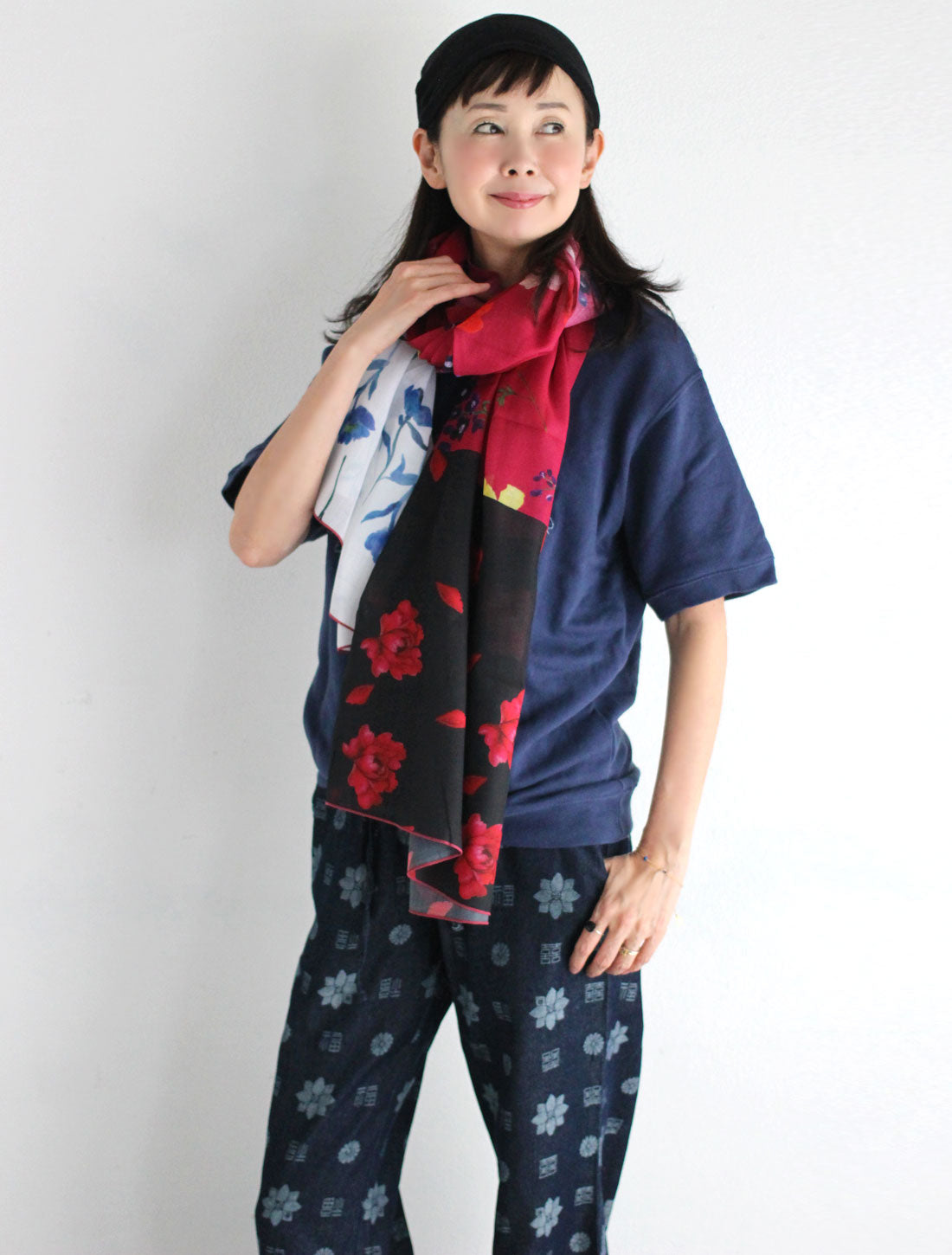 Patchwork Print Stole 3