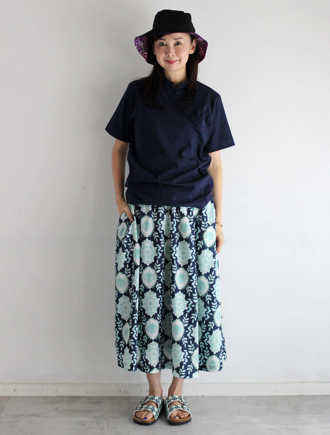 リラックスアオザイTシャツ