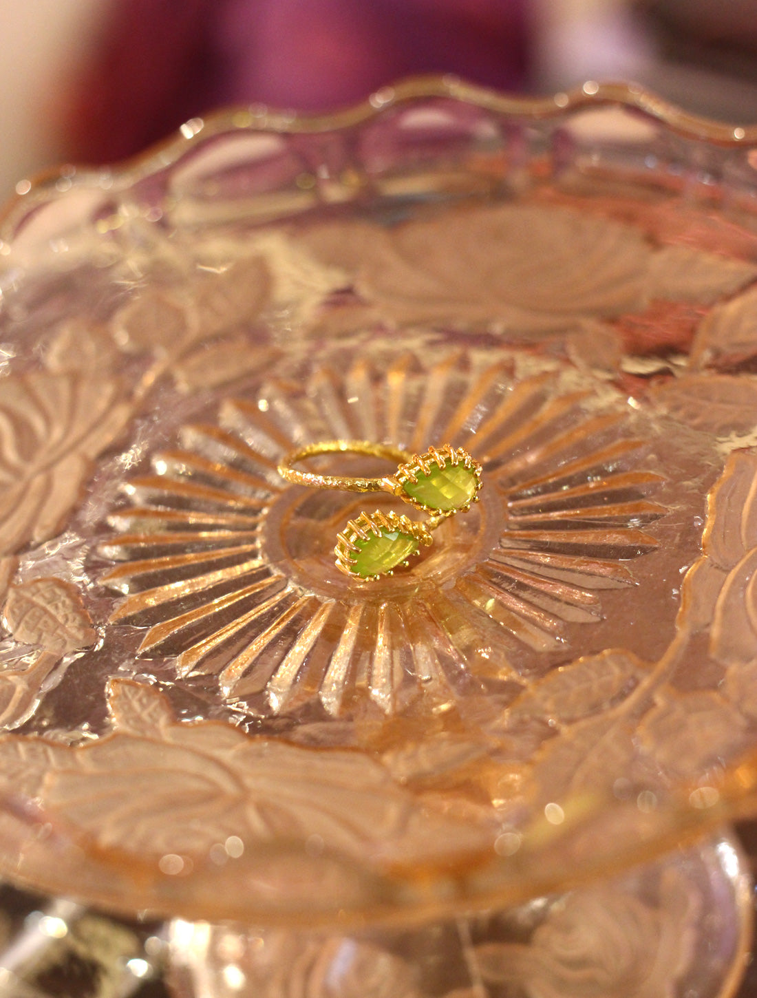 ダブルティアドロップリング