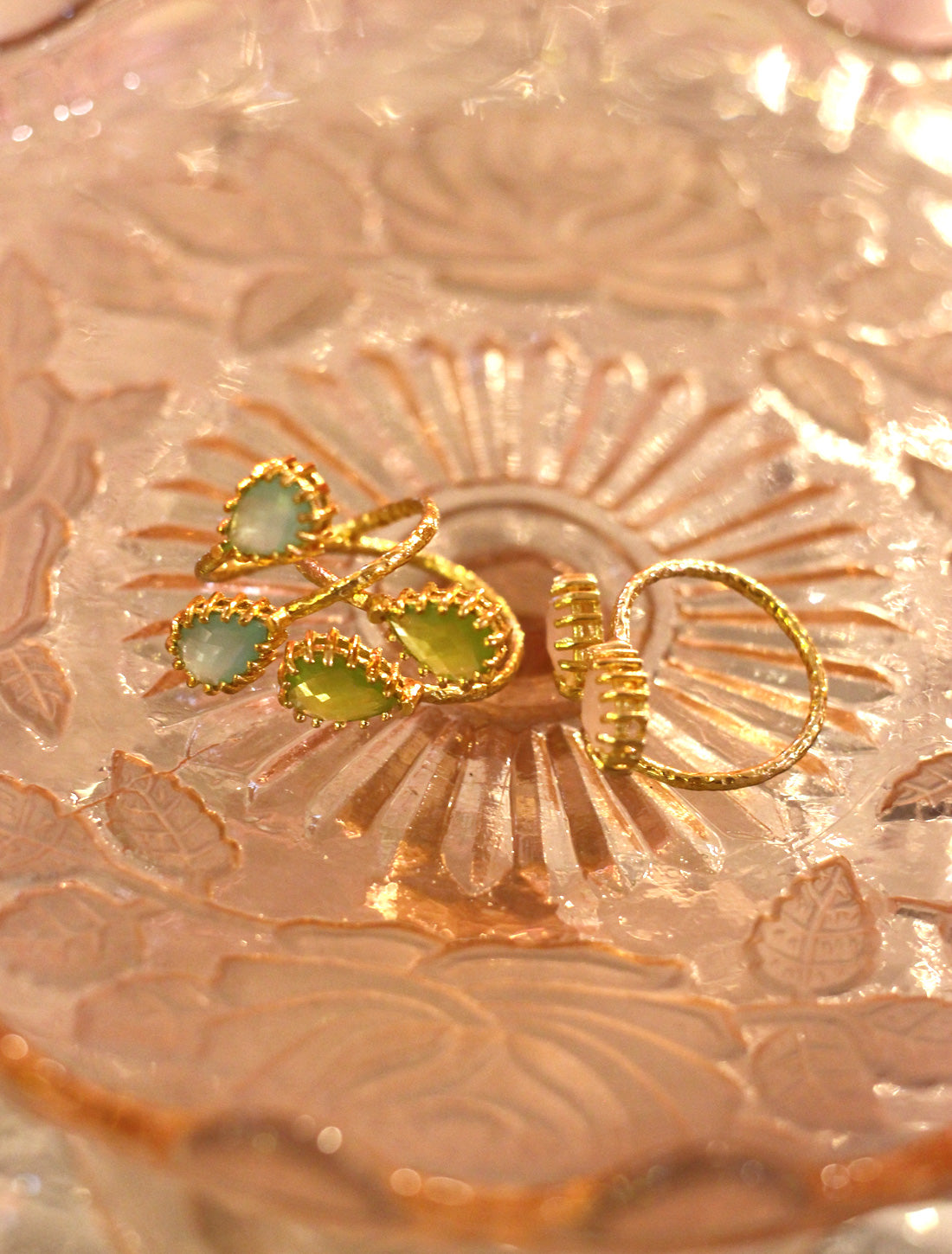 ダブルティアドロップリング