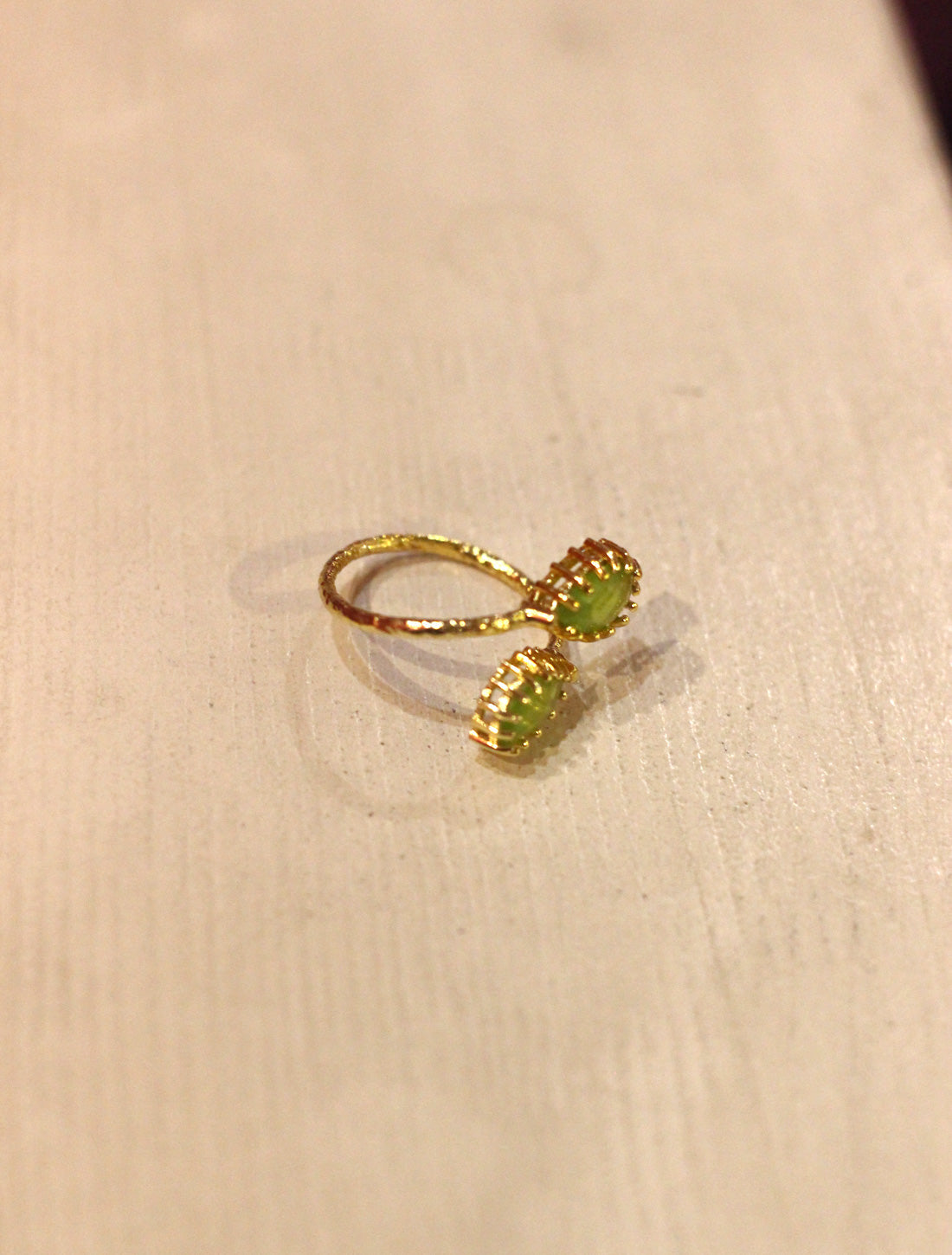 ダブルティアドロップリング