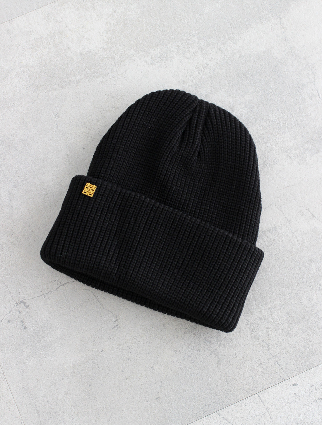 ダブルハピネスコンチョ付きニット帽