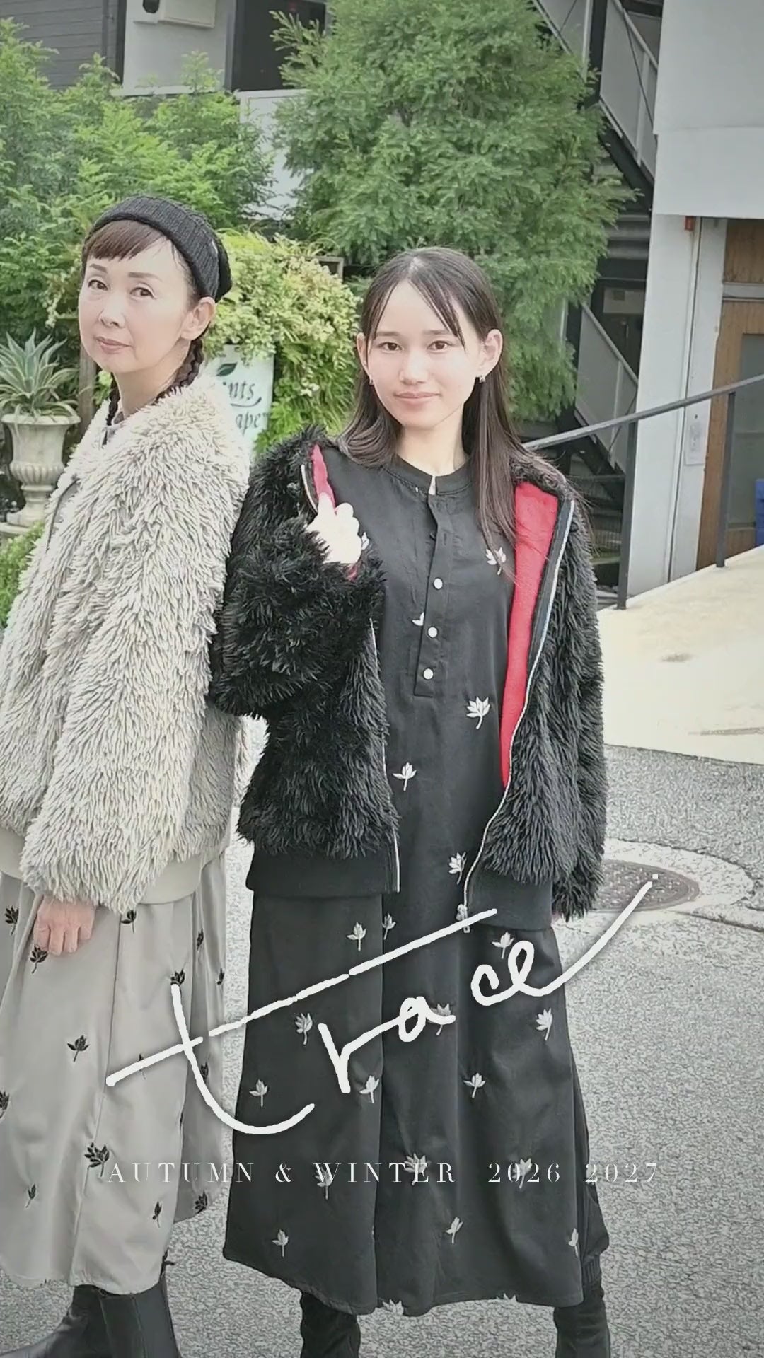 ROUROU 2026AW ニット＆ファーブルゾン　Trace